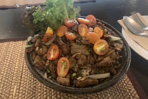 Mushroom bowl. Best thing you will ever eat, I swear.  at Goodsouls Kitchen in Chiang Mai