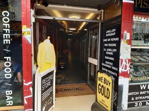 The entrance to the arcade. Deserted Cactus  is towards the end. at Deserted Cactus in South East London