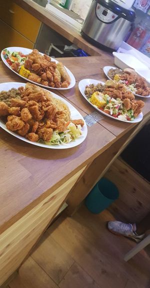 Amazing Caribbean vegan food! at Deserted Cactus in South East London