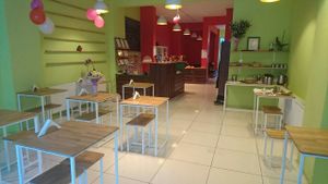 Cafe view  at Govinda Cafe - Mecidiyekoy in Istanbul