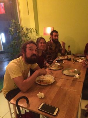 Oh delicious food  at Govinda Cafe - Mecidiyekoy in Istanbul