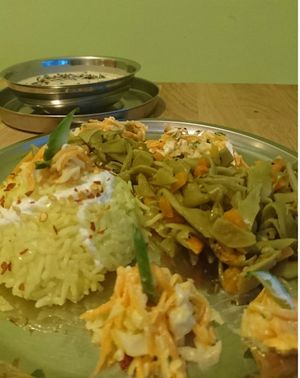 Menu at Govinda Cafe - Mecidiyekoy in Istanbul