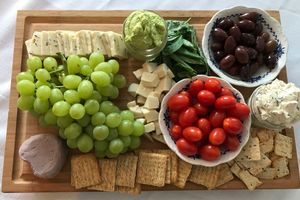 Vegan Cheese Board at Green Goddess in Guelph