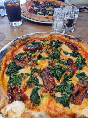 Yummi... 🤤 'Vegan Spinaci' with extra vegan cheese at Basilico in Oranmore