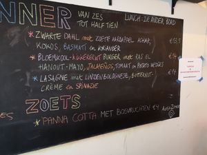 Menu at Het Strand - The Strand in Leuven