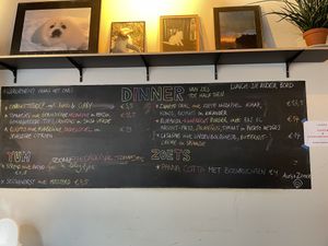 Menu mid august at Het Strand - The Strand in Leuven