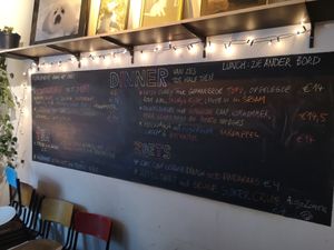 Menu all vegan at Het Strand - The Strand in Leuven