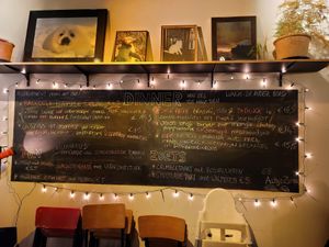 Dinner menu at Het Strand - The Strand in Leuven