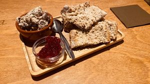 Paté maison avec confitures   at Het Strand - The Strand in Leuven