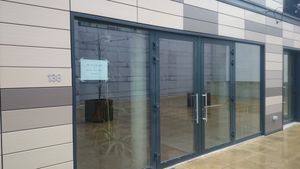 Front door at Het Strand - The Strand in Leuven