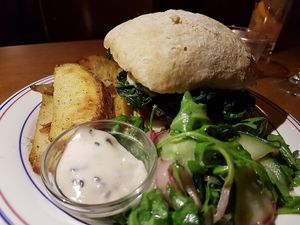 burger at Het Strand - The Strand in Leuven