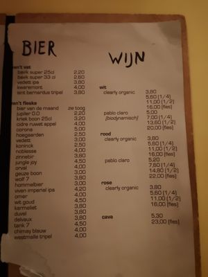 Drinks at Het Strand - The Strand in Leuven