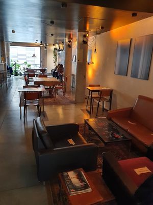 interior at the back at Het Strand - The Strand in Leuven