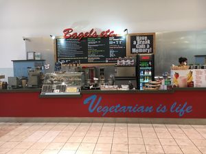 Vegetarian is life  at Bagels Etc in Seattle