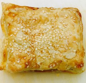 Vegan borekas at Bagels Etc in Seattle