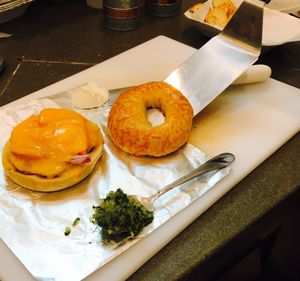  spicy needle  at Bagels Etc in Seattle