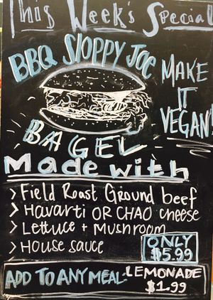 Sloppy joe at Bagels Etc in Seattle