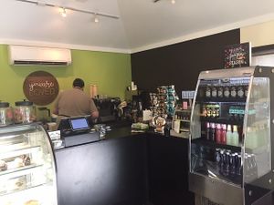 Counter at Grounded for Life Cafe in Clinton