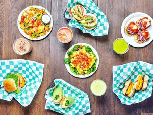 love of food at Grounded for Life Cafe in Clinton