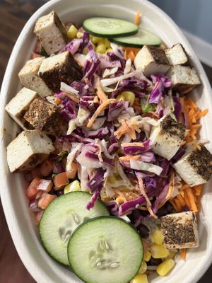 El Tofu Bowl  at Grounded for Life Cafe in Clinton