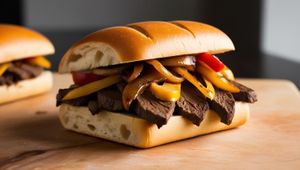 Cheese Steak at Grounded for Life Cafe in Clinton