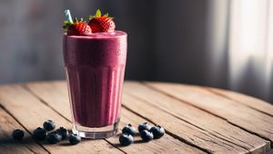 Starburst Smoothie at Grounded for Life Cafe in Clinton