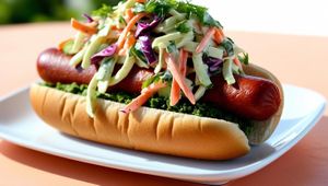 Dog & Slaw  at Grounded for Life Cafe in Clinton