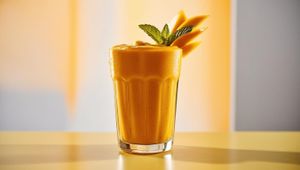 Mighty Mango Smoothie at Grounded for Life Cafe in Clinton