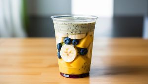 Seeded In Sunshine Smoothie at Grounded for Life Cafe in Clinton