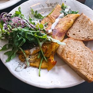 Omelette :) at Kuddelmuddel Cafe  in Berlin