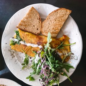 OMELETTE  at Kuddelmuddel Cafe  in Berlin