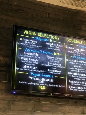 Menu at Sweet Dough Cafe in Rancho Cucamonga