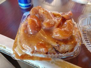 Maple and apple cinnamon roll. at Sweet Dough Cafe in Rancho Cucamonga