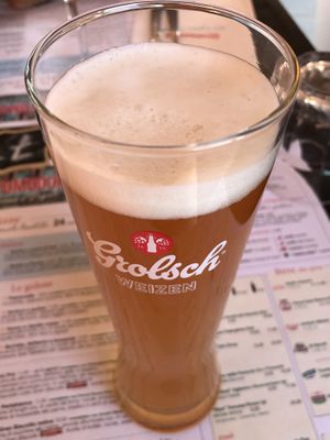 German white beer  at Rossopomodoro in Trieste