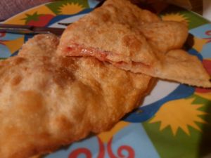 Pizza Fritta at Rossopomodoro in Trieste