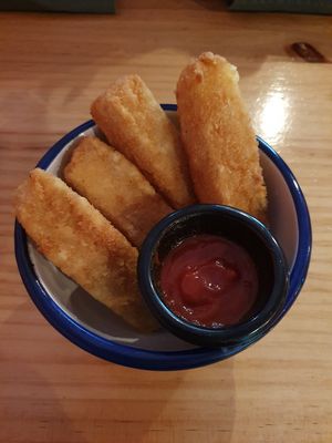 Entrada de deditos de queso at Vurger Joint in Santiago