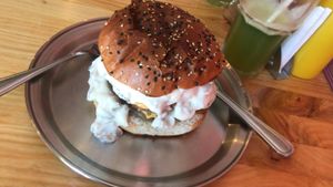 Cheesus Christ at Vurger Joint in Santiago