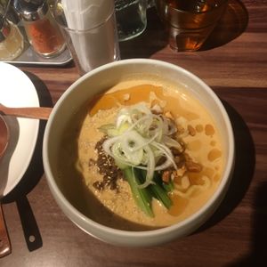 Vegan ramen  at Noodle Stand in Tokyo
