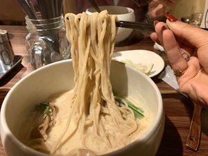 Coconut miso ramen aka best ramen in the world at Noodle Stand in Tokyo