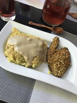 Cauliflower + Quinoa + Seitan  at Savia Madre in Tarapoto
