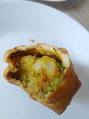 Veg samosa at Kalimera India in Limassol