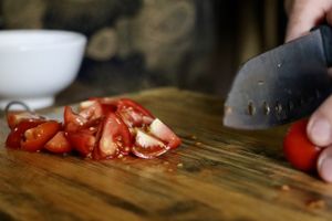 Beautiful tomatoes at Paw Paw in Nyaungshwe