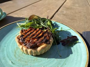 Quiche  at W6 Garden Centre Cafe in West London