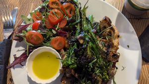 Mushrooms on toast at W6 Garden Centre Cafe in West London