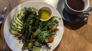 Avocado on toast at W6 Garden Centre Cafe in West London