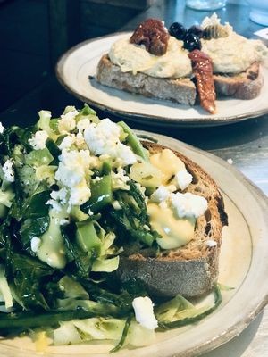 Seasonal produce  at W6 Garden Centre Cafe in West London