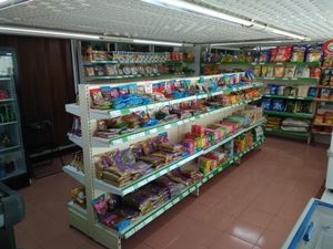Interior of store at Bollyfood in Gran Canaria