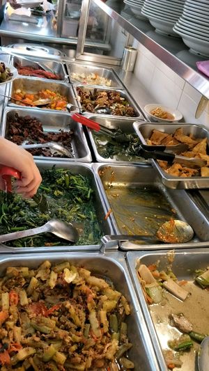 Chinese mixed rice at Shi Zhi Ben in Port Dickson