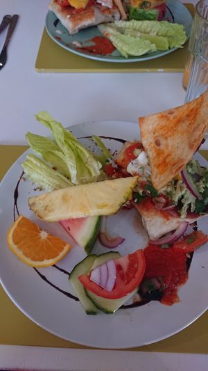 Chimichanga at the third cafe in Liverpool