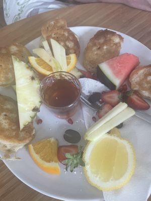 Vegan pancakes   at the third cafe in Liverpool